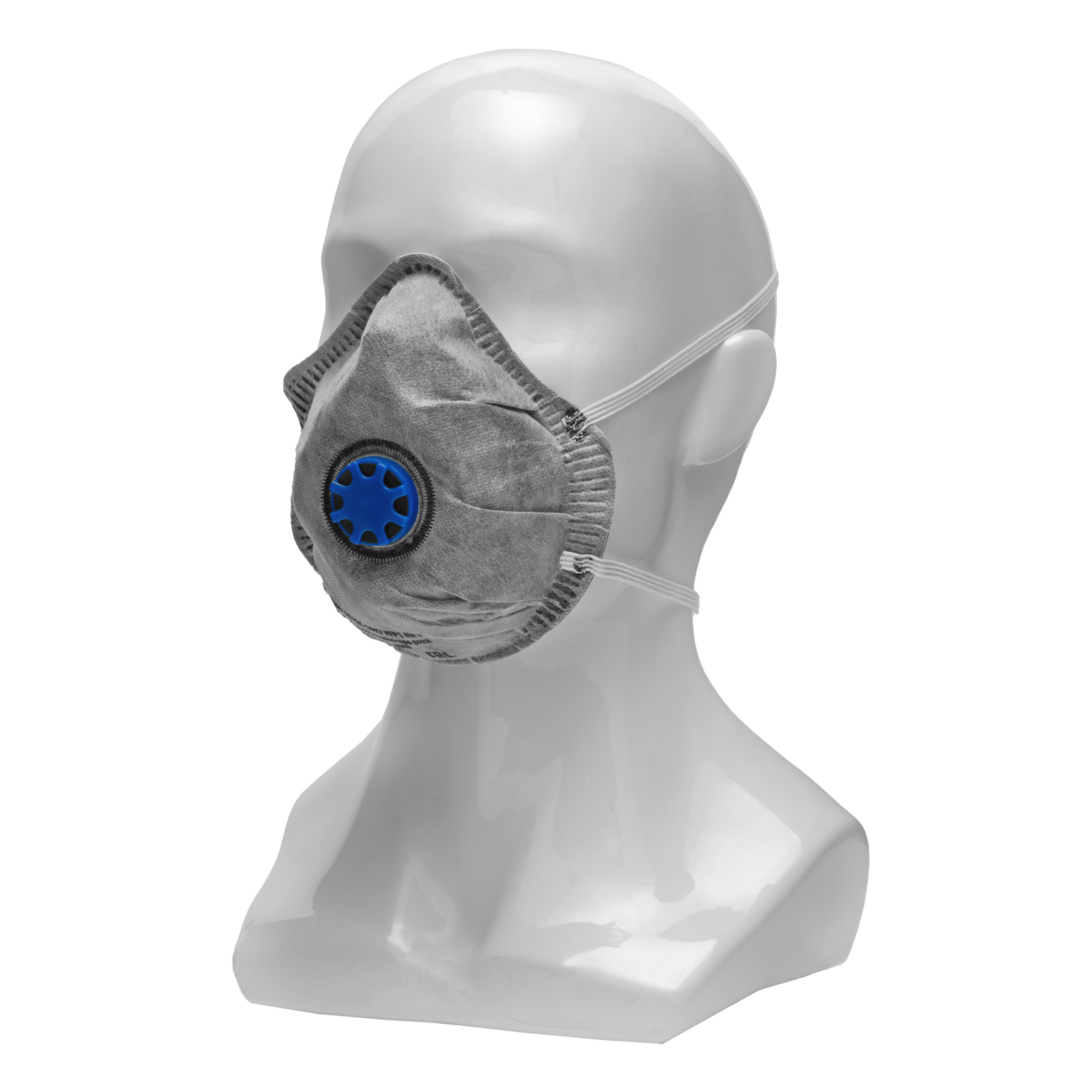 Полумаска фильтрующая формованная,модель "Исток",с угольным слоем,с клапаном выдоха FFP1 NR (892467)