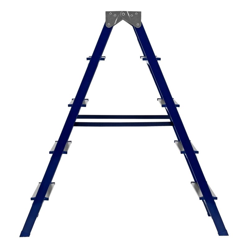 Стремянка двусторонняя 5 ступеней, стальная, Сибртех (97935)