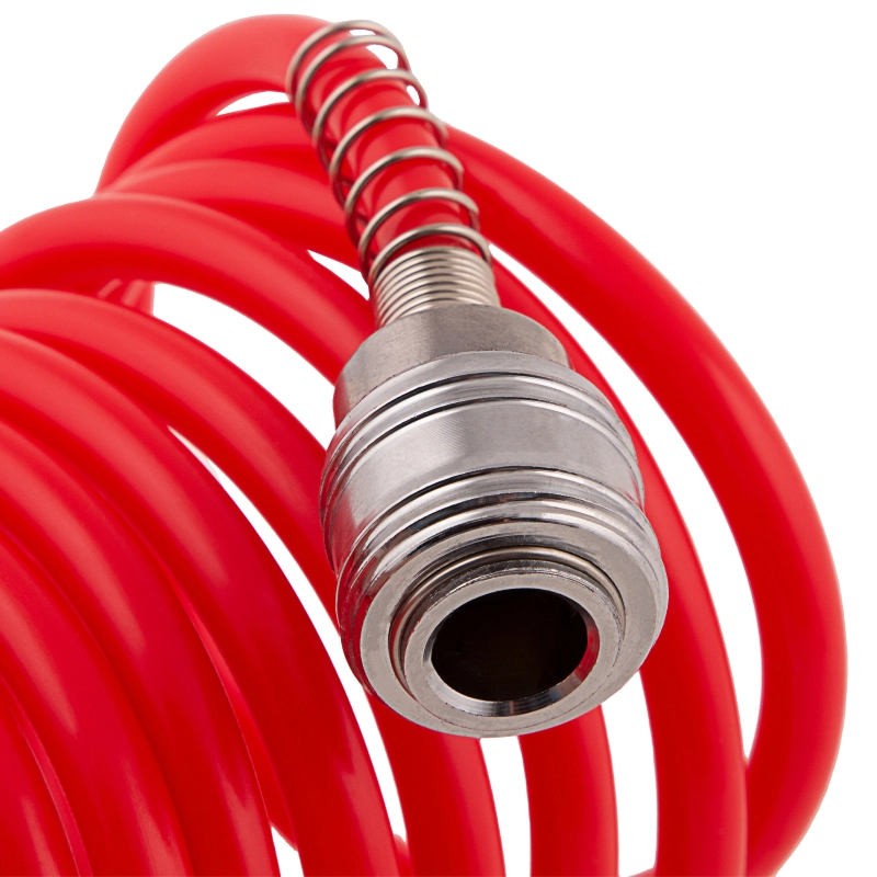 Шланг спиральный воздушный, 5 м, с быстросъемными соединениями Matrix (57002)