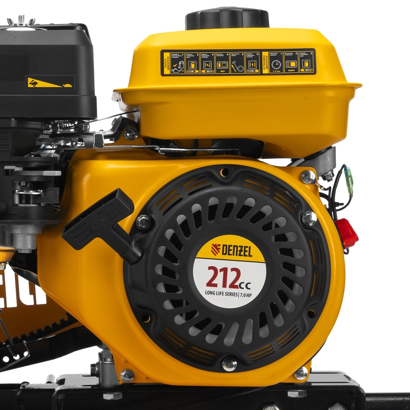 Мотоблок DPT-370S, 7 л.с., ремен.сцеп, фрез 3х4, ШОМ, передачи 3В/1Н Denzel (56443)