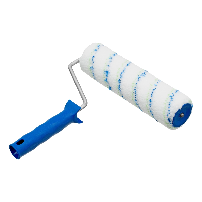 Валик "Водные краски", 250 мм, ворс 12 мм, D 48 мм, D ручки 8 мм, полиэстер Сибртех (80137)