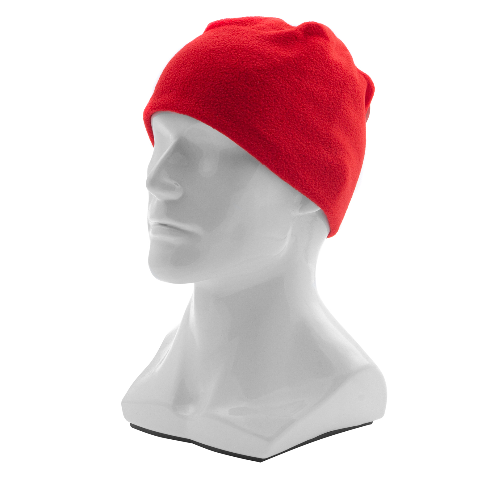 Шапка из флиса для взрослых, размер 58-59, красная Сибртех (68811)