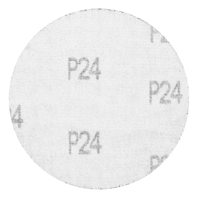 Круг абразивный на ворсовой подложке под "липучку", P 24, 115 мм, 10 шт Matrix (73810)