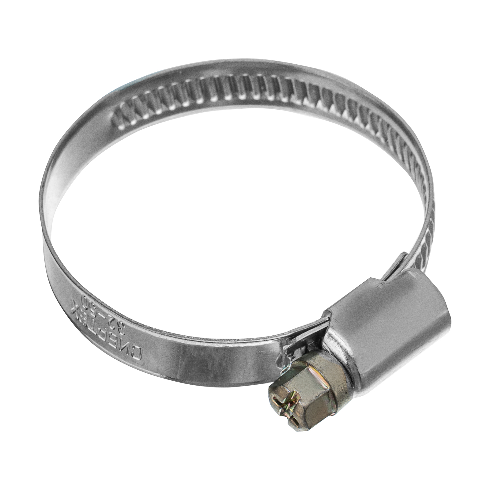 Хомуты металлические, Стандартное болтовое крепление 32-50 мм, 2 шт, ширина 9 мм Сибртех (47660)