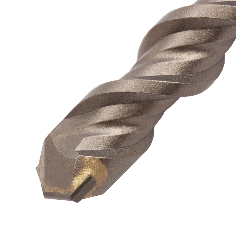 Бур по бетону, двойная спираль, три пылеотводящие кромки, 18 x 260 мм DENZEL (705043)