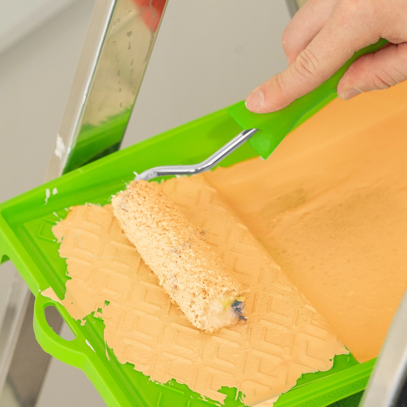 Мини-валик сменный "Водные краски", 110 мм, ворс 12 мм, D 16 мм, D ручки 6 мм, полиэстер Сибртех (80582)