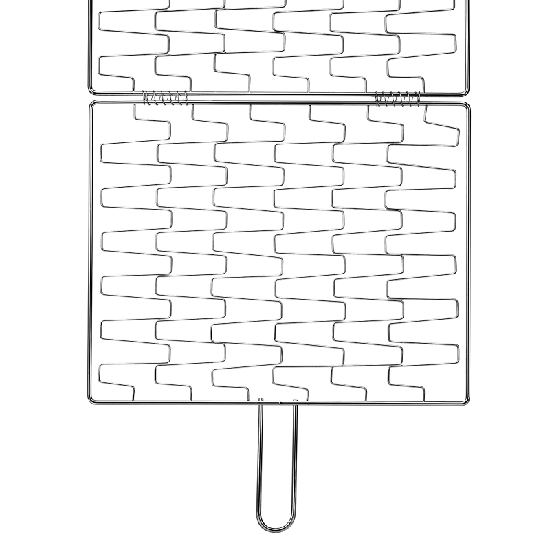 Решетка гриль 350 х 280 мм, универсальная, эластичное плетение, хромированная Camping Palisad (69551)