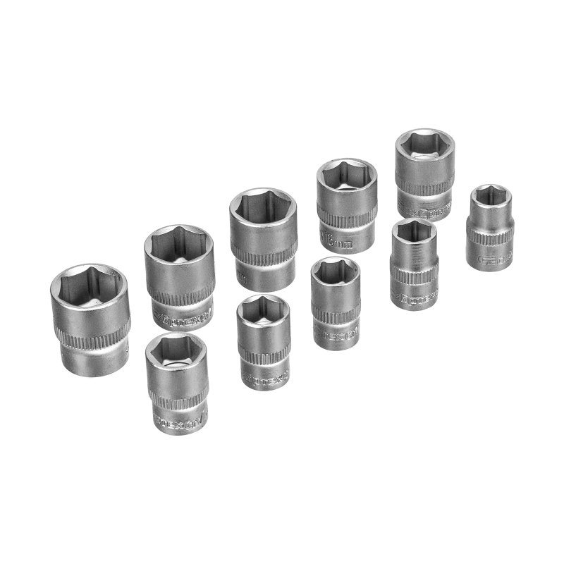 Набор инструментов, 1/2", 3/8", 1/4", пластиковый кейс 215 предм. Сибртех (14170)
