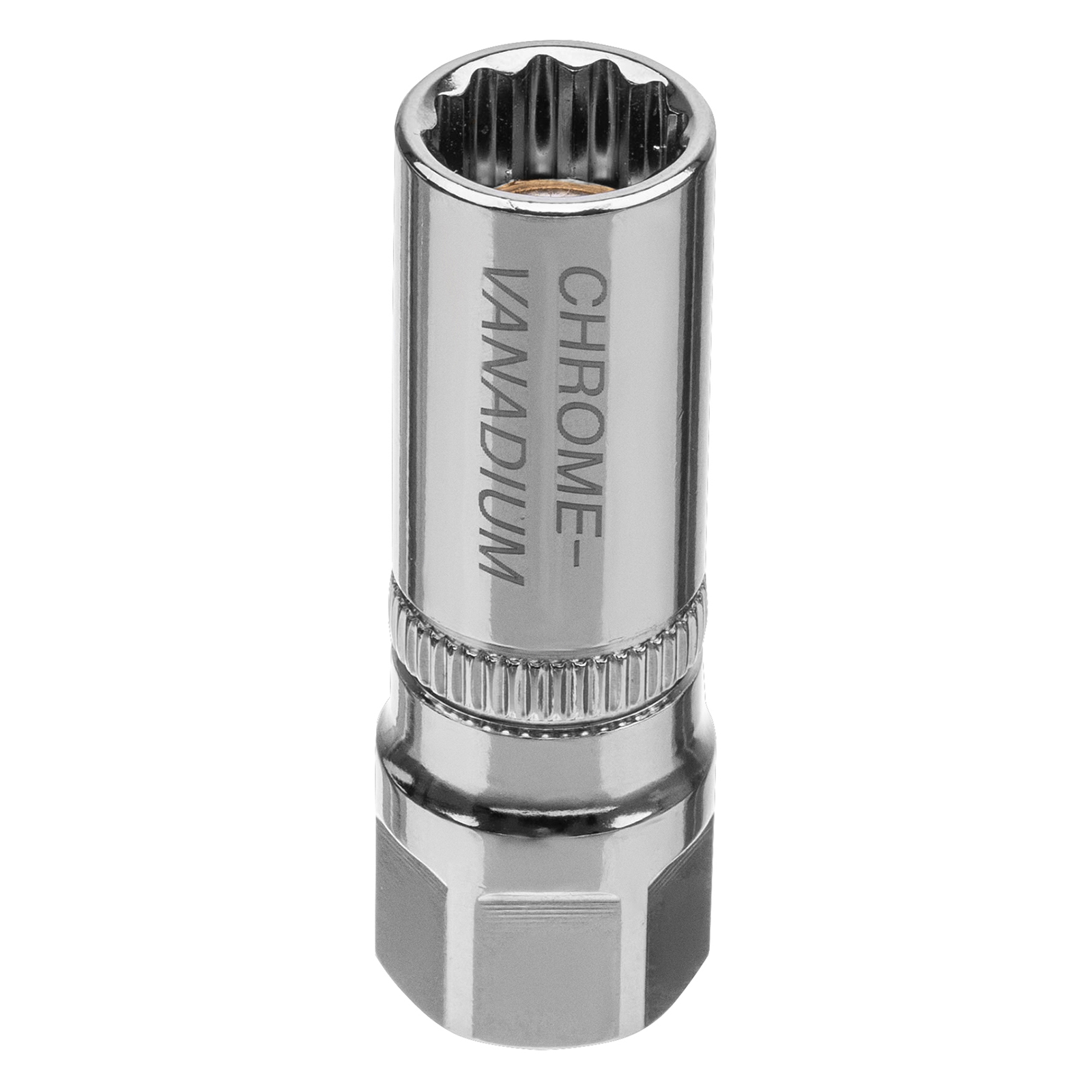 Головка торцевая свечная, магнитная, двенадцатигранная, 14 мм, под квадрат 1/2 Gross (13187)