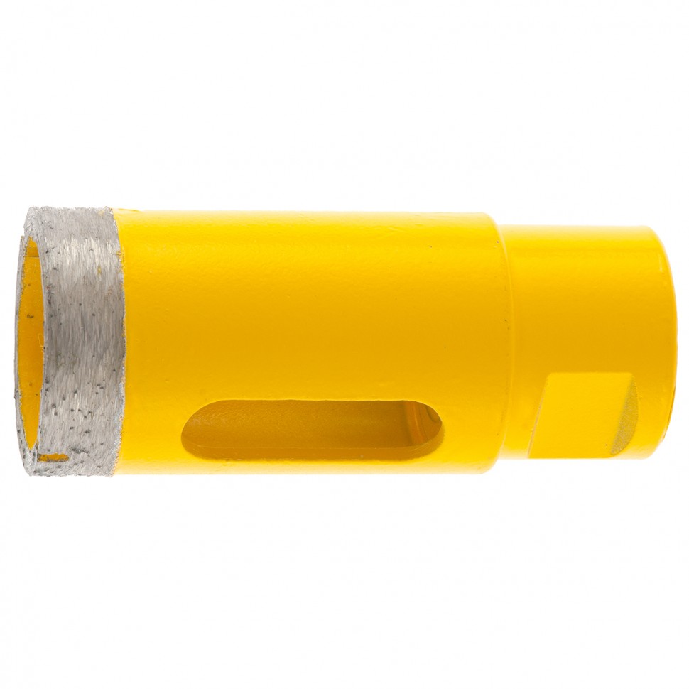 Сверло алмазное по керамограниту, 32 мм, мокрая резка, М14 Denzel (72684)