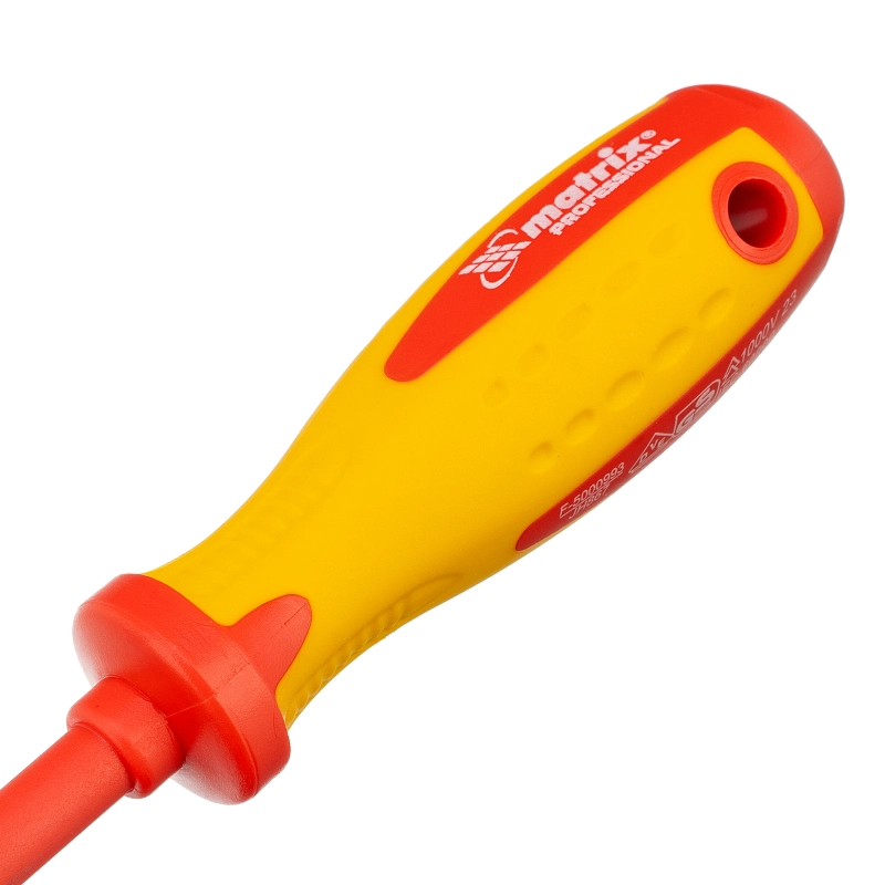 Отвертка Insulated, PH1 x 75 мм, CrMo, до 1000 В, двухкомпонентная рукоятка Matrix Professional (12926)