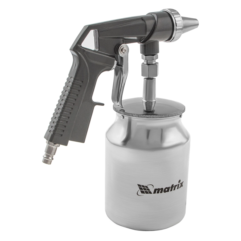 Пистолет пескоструйный с нижним бачком, пневматический Matrix (57326)