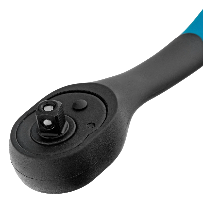 Ключ-трещотка 1/4", CrV, 72 зуба, с быстрым сбросом Gross (14086)