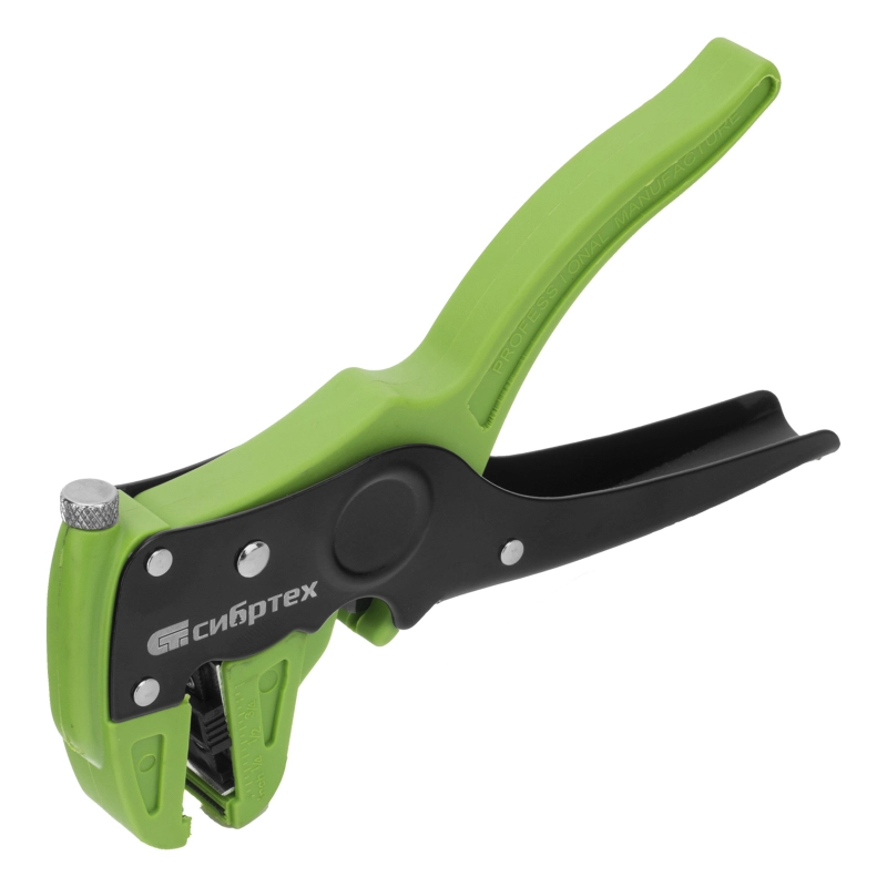 Щипцы для зачистки электропроводов, сечением: 0.2-3.5 мм2, функция обрезания проводов Сибртех (17731)