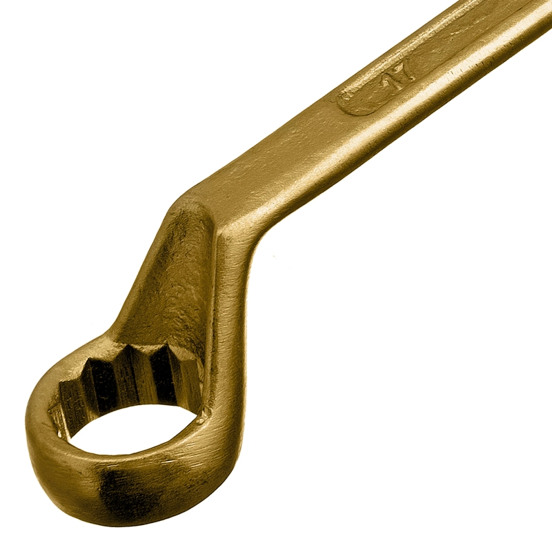 Ключ накидной, 13 х 17 мм, желтый цинк Сибртех (14622)