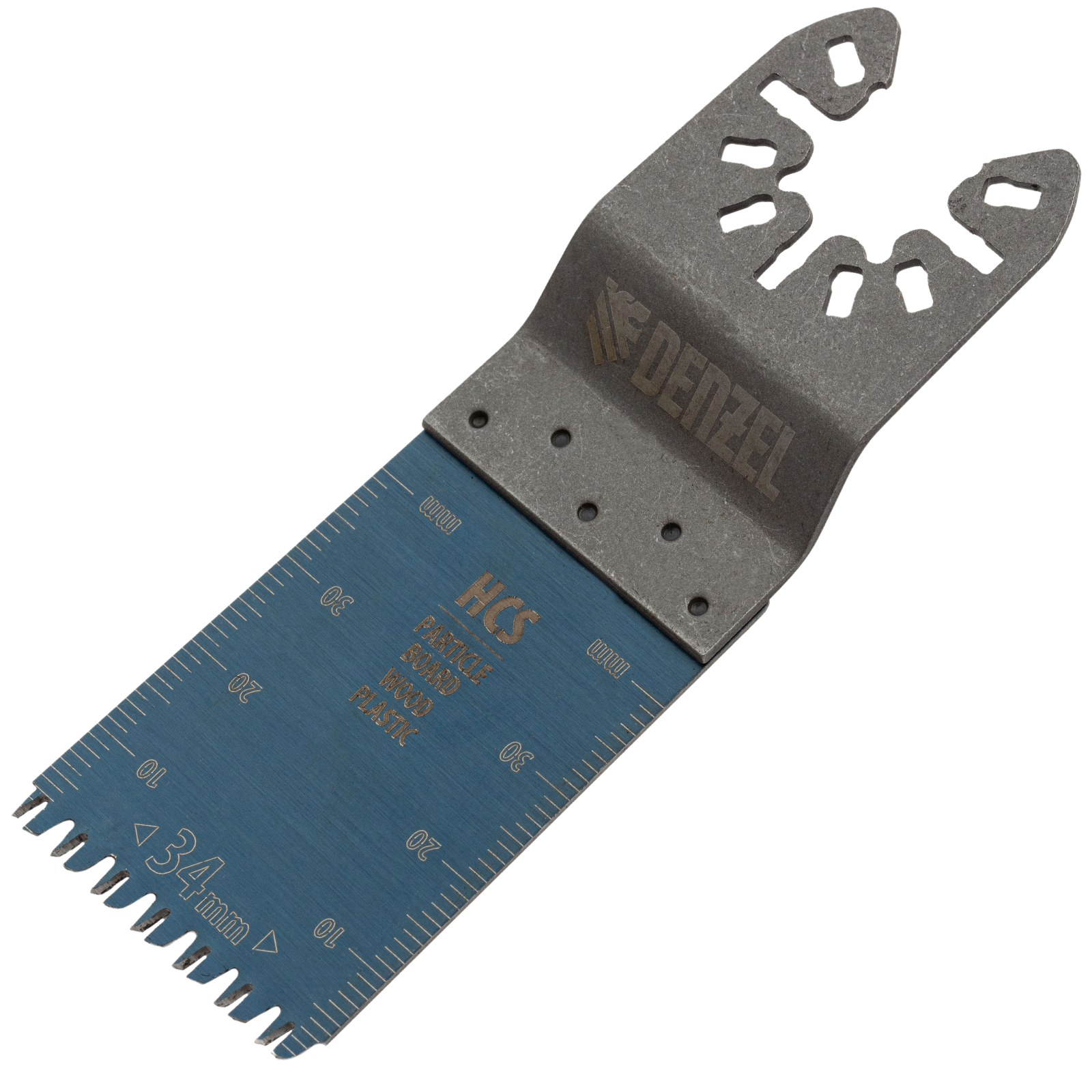 Насадка для МФИ режущая пазовая прямая, HCS, по дереву, ламинату 34 х 2.5 мм, крупный зуб Denzel (782315)