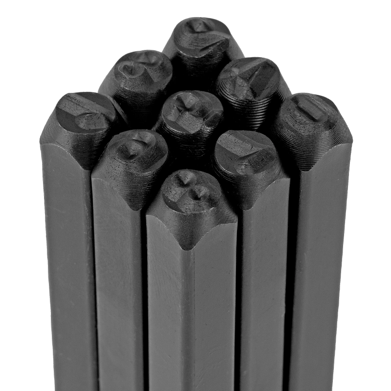 Клейма штамповочные, ударные, цифровые, 5 мм Сибртех (18844)