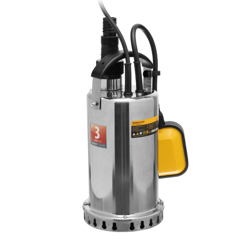 Дренажный насос DP600X, 600 Вт, подъем 7.5 м, 8500 л/ч Denzel (97220)