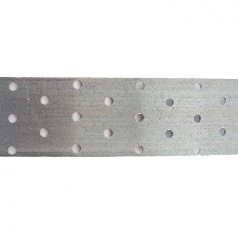 Лента перфорированная монтажная, 2 мм, LM 5см х 10 м, отвер. 4.5-5 мм, цинк Сибртех (46583)