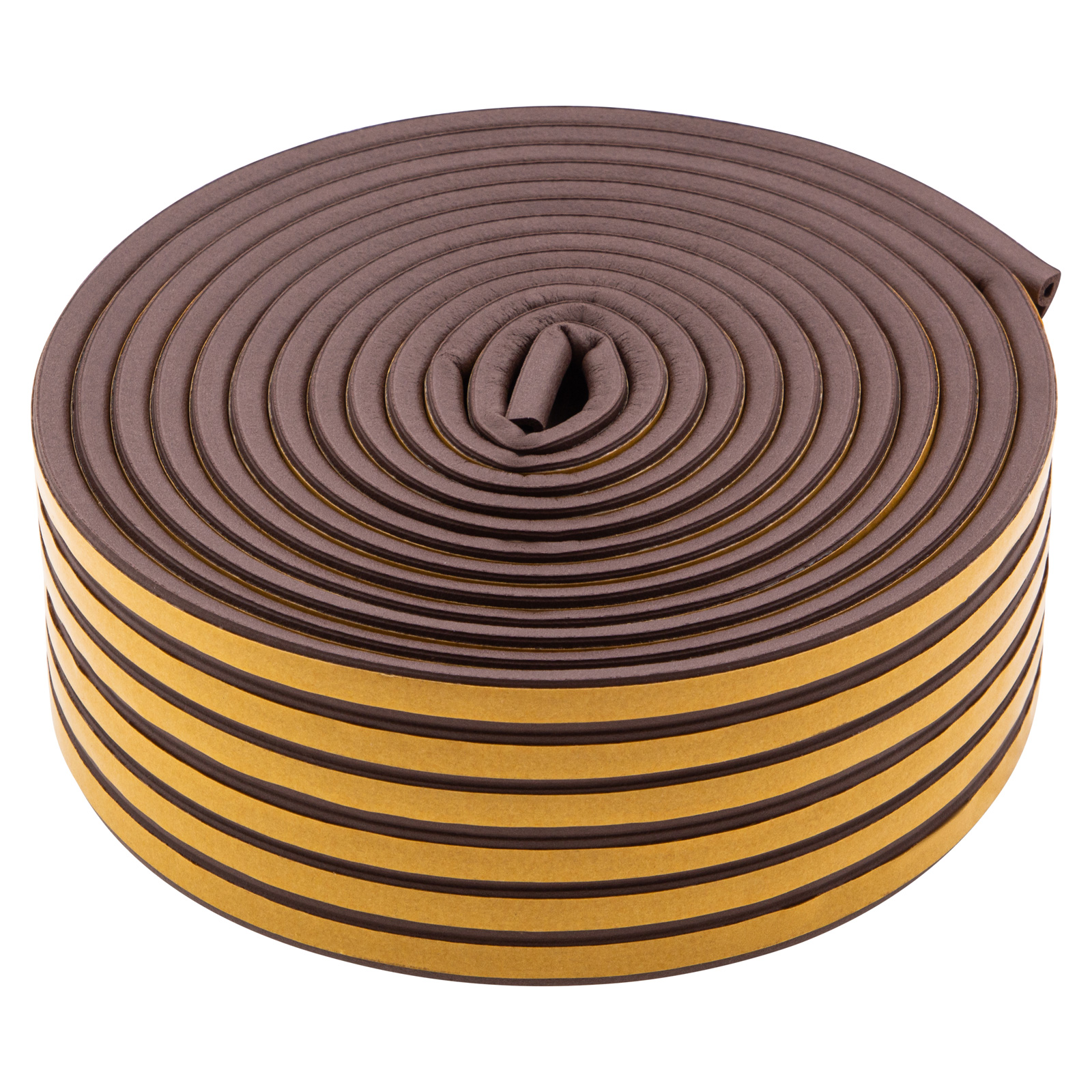 Уплотнитель резиновый, 24 м, профиль "P", коричневый Сибртех (88902)