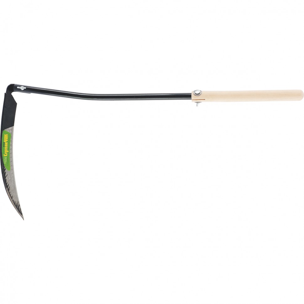 Коса - серпан "СерпанЧик", 385 мм, металлическое косовище, деревянная рукоятка, Арти, (63568)