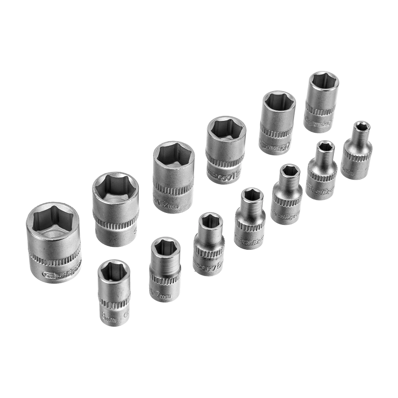 Набор инструментов, 1/2", 3/8", 1/4", пластиковый кейс 160 предм. Сибртех (14172)