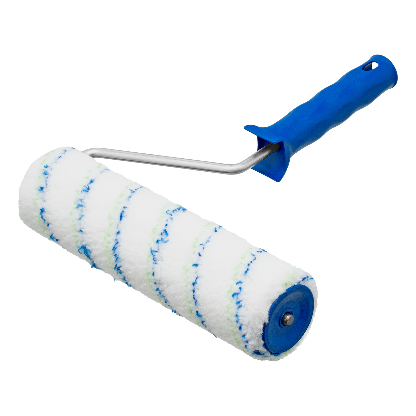 Валик "Водные краски", 250 мм, ворс 12 мм, D 48 мм, D ручки 8 мм, полиэстер Сибртех (80137)