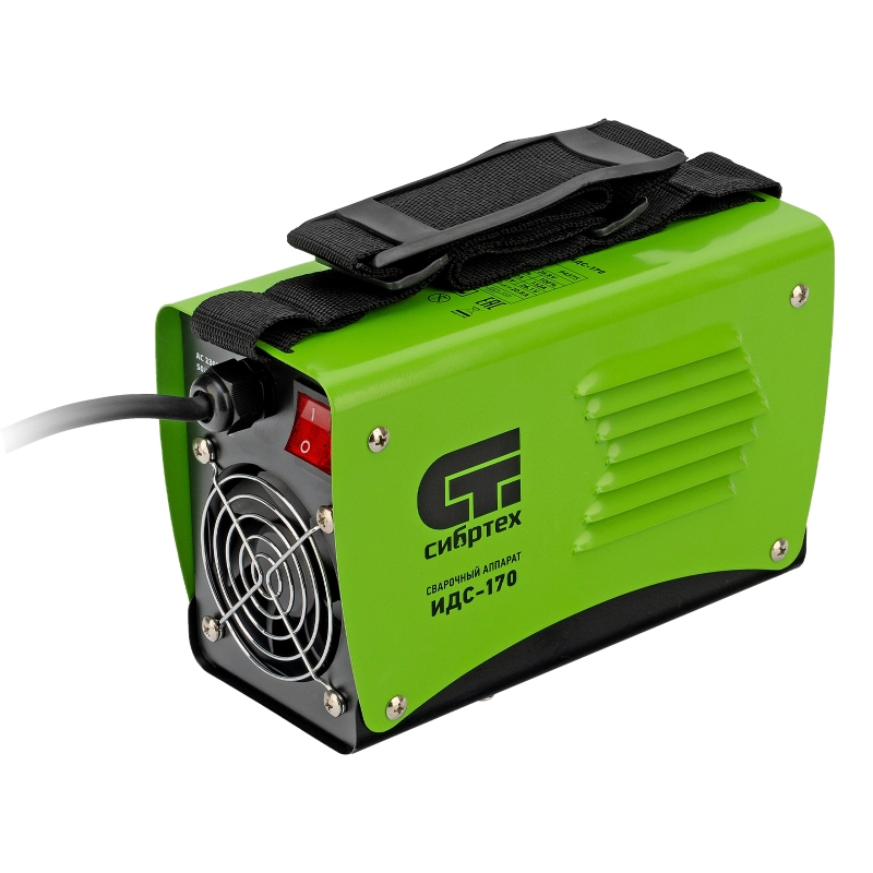 Аппарат инверторный дуговой сварки ИДС-170, 170 А, ПВ 80%, диаметр электрода 1.6-3.2 мм Сибртех (94375)