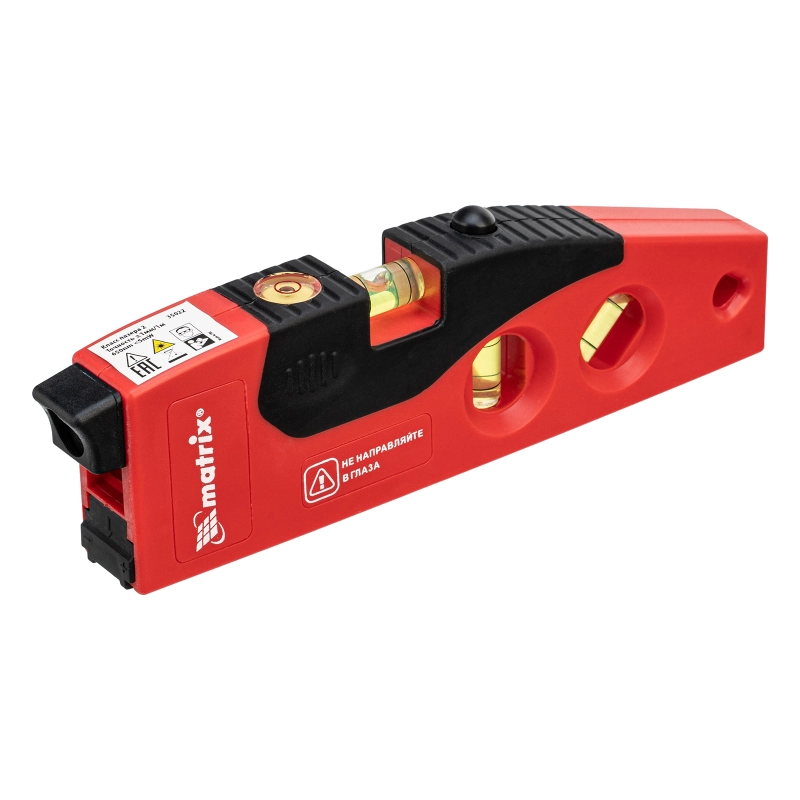 Лазерный уровень, 180 мм, 220 мм штатив, 4 глазка Matrix (35022)
