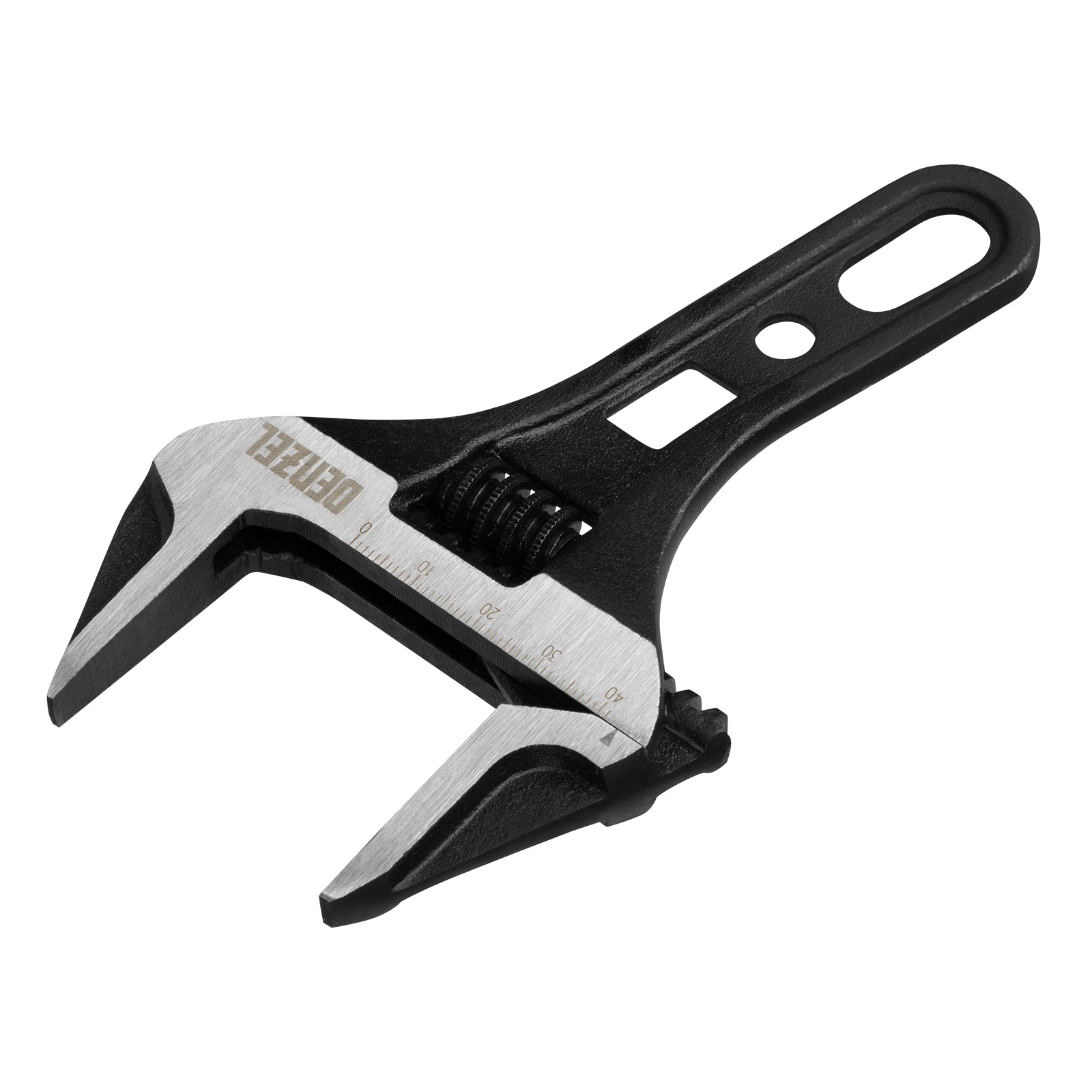 Ключ разводной 155 мм, CrV, кованый, укороченная рукоятка Denzel (15753)