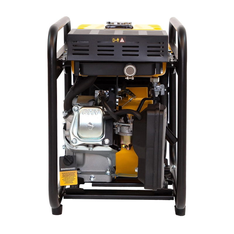 Генератор инверторный GT-2500iF, 2.5 кВт, 230 В, бак 5 л, открытый корпус, ручной старт Denzel (94704)