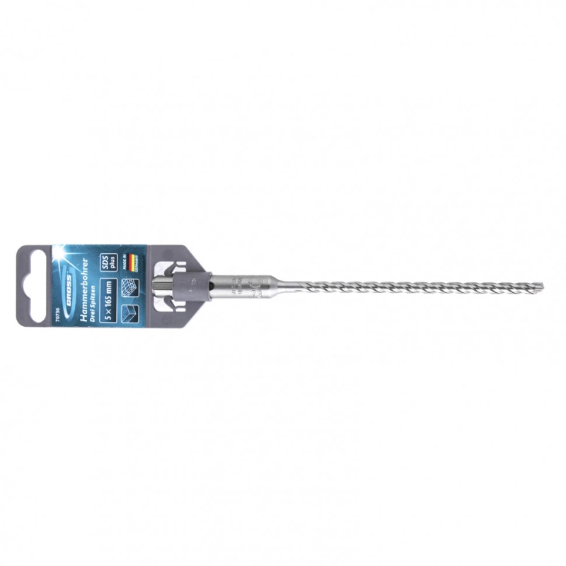 Бур по бетону Drei spitzen, 5 x 165 мм, SDS Plus Gross (70736)