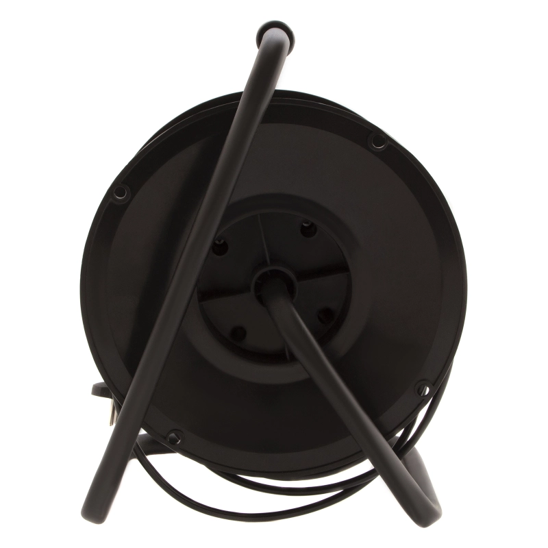 Удлинитель силовой 40 м, 10А, тип УХ10, ПВС, на кабельной катушке, 4 розетки без заземления Сибртех (95848)