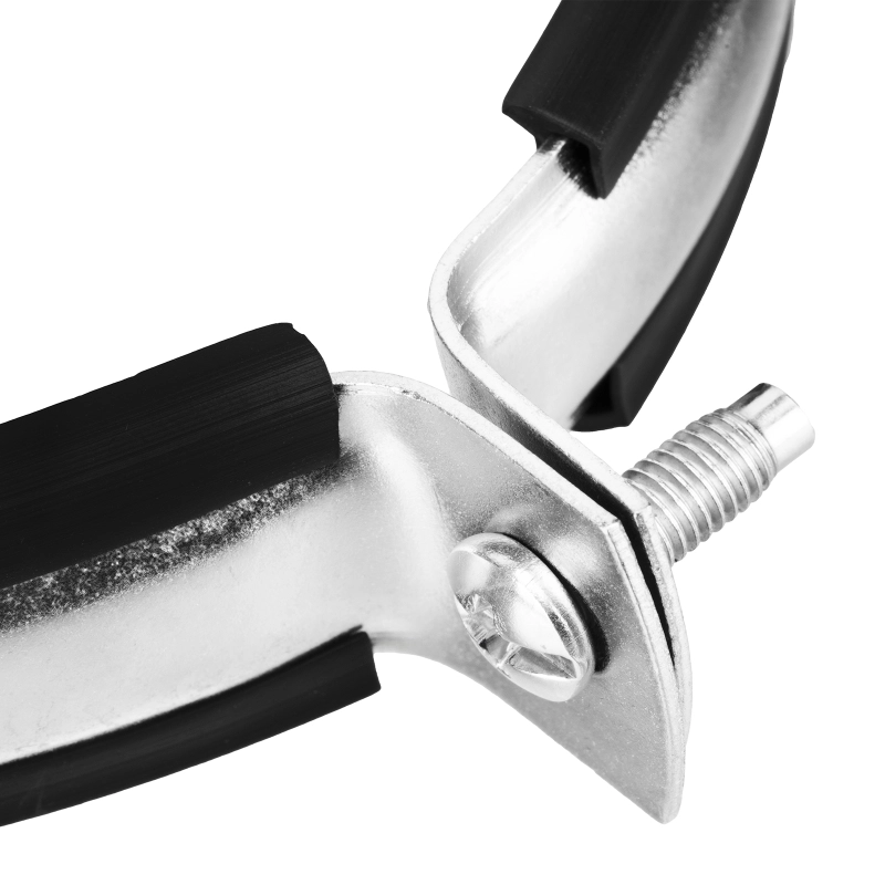 Хомут сантехнический для труб 108-116 (4") с резиновым уплотнением, шпилькой и дюбелем, 1 шт, Сибртех (481733)