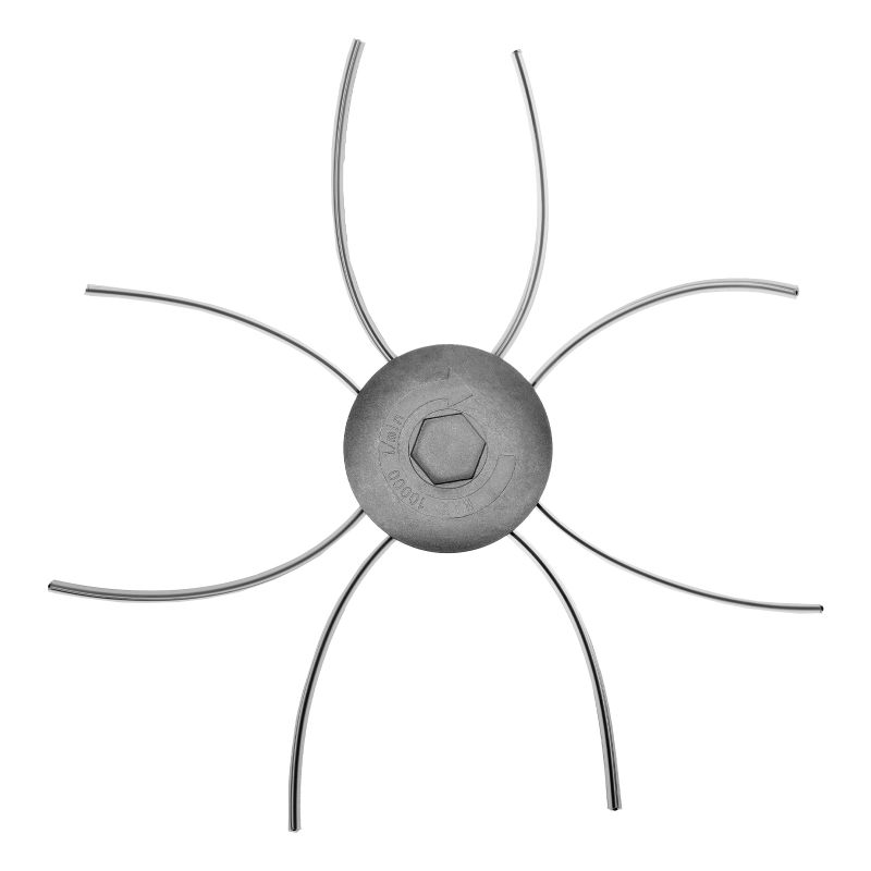 Головка триммерная универсальная, алюминиевый корпус, леска до 4 мм Denzel (96358)