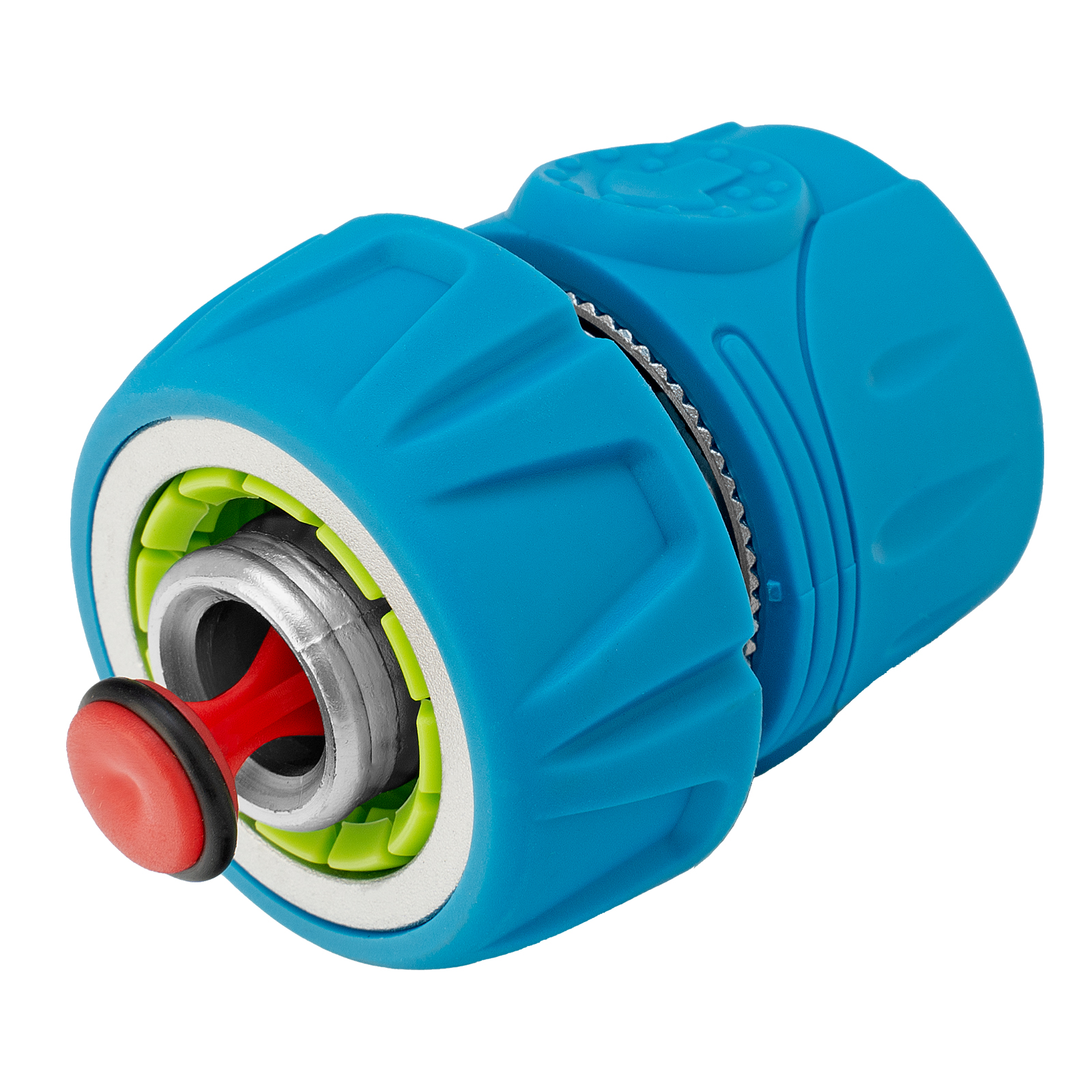 Соединитель быстросъемный 3/4", аквастоп, алюминий, TPR, LUXE Palisad (65837)