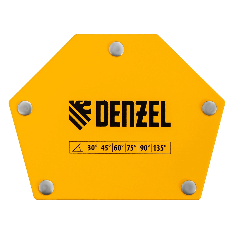 Фиксатор магнитный для сварочных работ усилие 50 LB, 30х45х60х75х90х135 град. Denzel (97554)