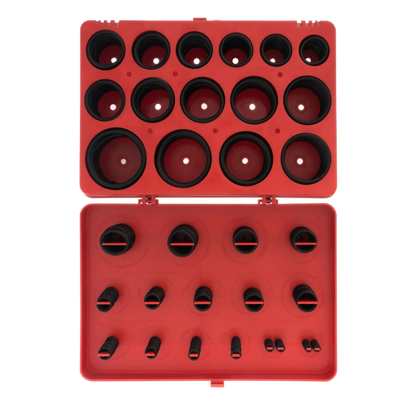 Набор резиновых уплотнительных прокладок, D 7-53 мм, 406 предмета Сибртех (47597)