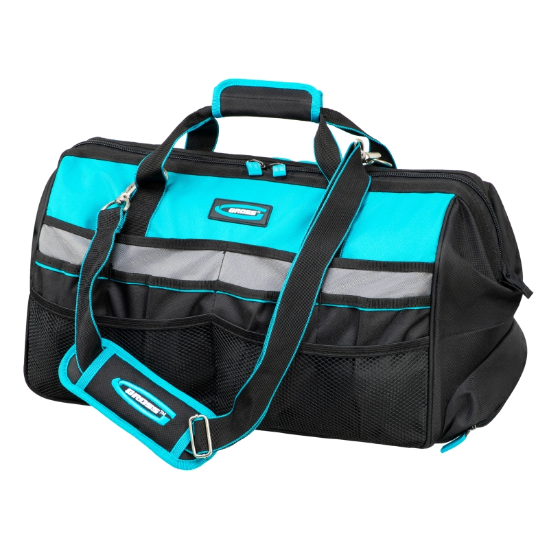 Сумка для инструмента, 500х280х290мм, выдвижная рукоятка, колеса, наплечный ремень Gross (90276)