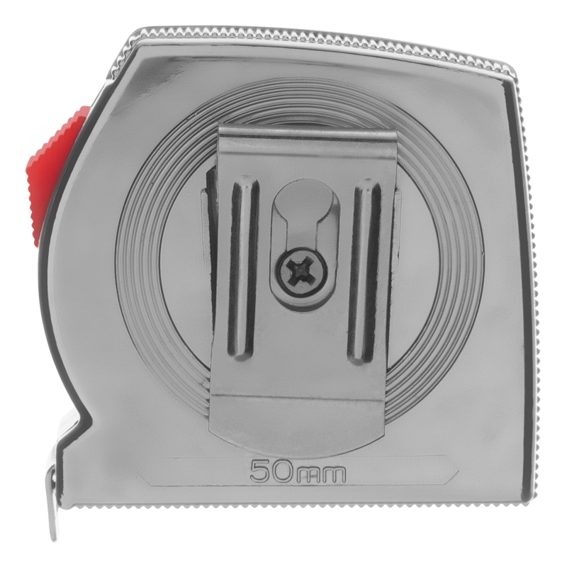 Рулетка Chrom, 2 м x 13 мм, хромированный корпус MTX (310329)