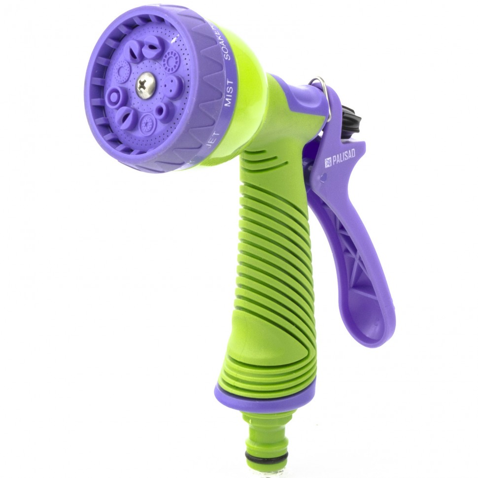 Пистолет-распылитель, 9 режимов полива, эргономичная рукоятка Palisad (65151)