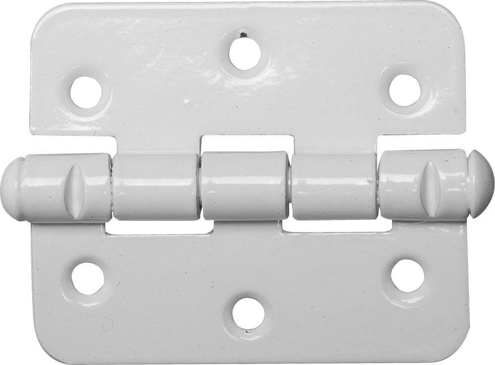 ПН-60, 60 x 49 х 1.6 мм, цвет белый, карточная петля (37631-60)
