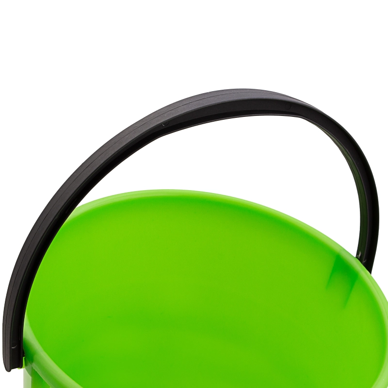 Ведро пластмассовое круглое 13 л, с крышкой, Light Elfe (92940)