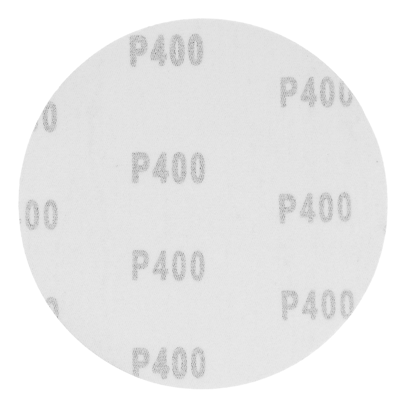 Круг абразивный на ворсовой подложке под "липучку", P 400, 125 мм, 10 шт Matrix (73874)