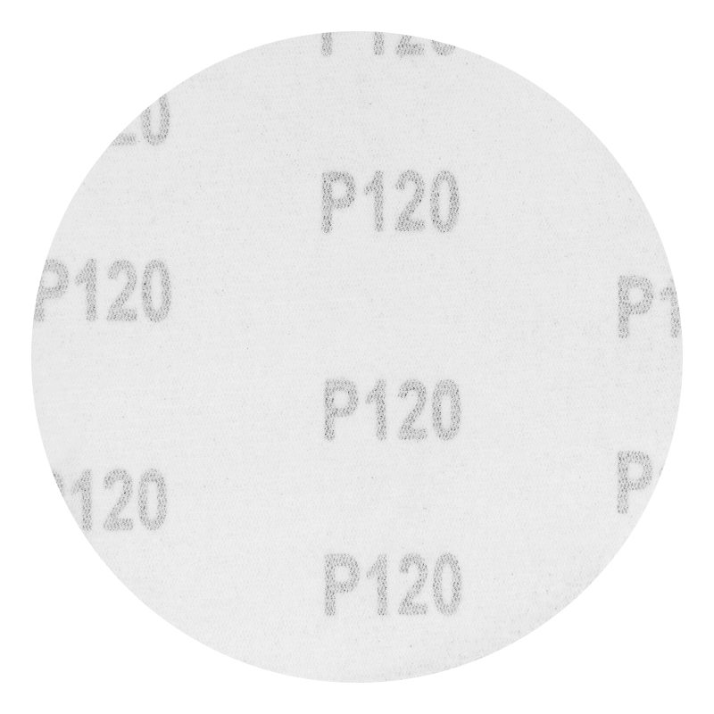 Круг абразивный на ворсовой подложке под "липучку", P 120, 115 мм, 10 шт Matrix (73827)