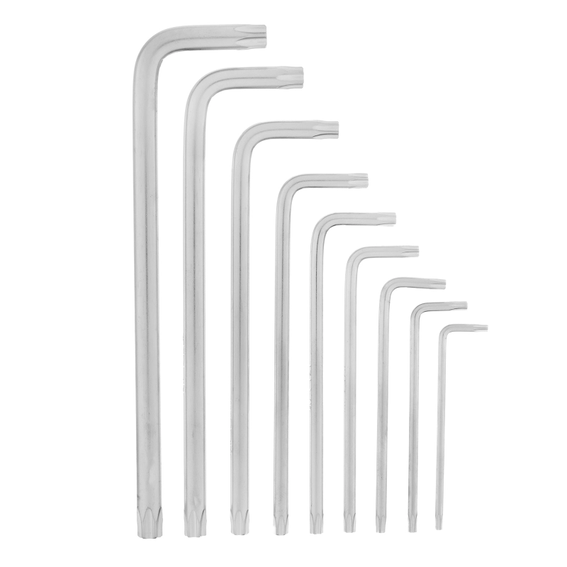 Набор ключей имбусовых Torx , 9 шт, T10-T50, CrV, удлиненных, с сатиновым покрытием Matrix (12306)