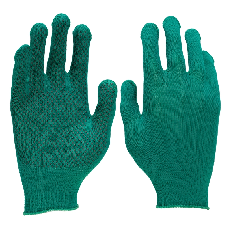 Перчатки в наборе, 5 пар, цвета в ассортименте, ПВХ точка, L, Palisad (67854)