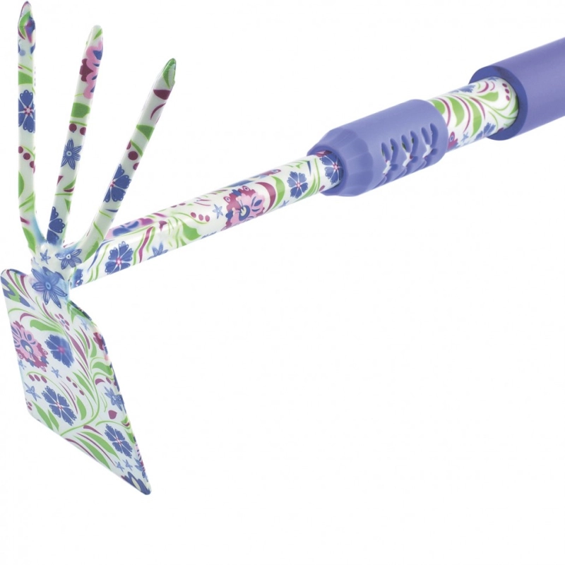 Мотыжка комбинированная, 70 х 385 мм, стальная, удлиненная рукоятка, Flower Mint, Palisad (62048)