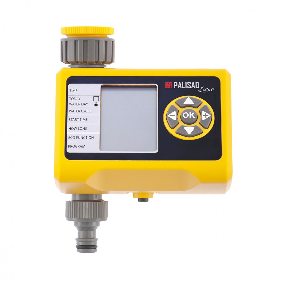 Таймер для полива на 1 линию, электронный Palisad Luxe (66198)