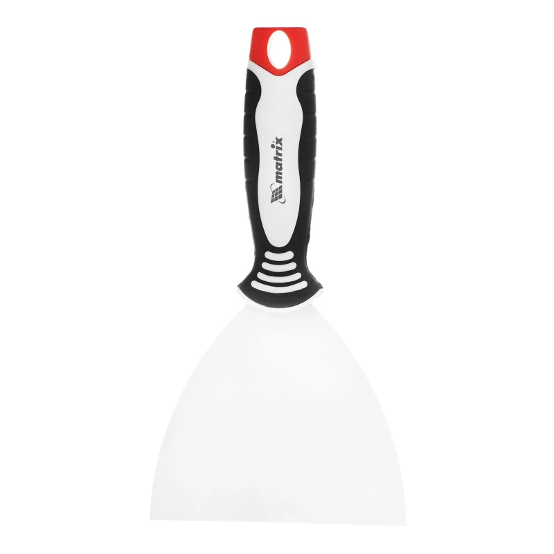Шпательная лопатка из нержавеющей стали, 120 мм, трехкомпонентная ручка Matrix (85537)
